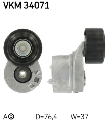 Galet-tendeur de courroie d'accessoires SKF VKM 34071